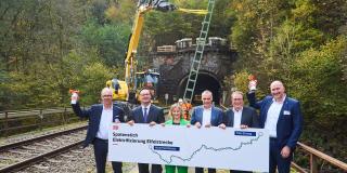 Startsignal für die Elektrifizierung der Eifelstrecke