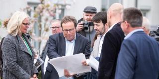 Minister Krischer im Gespräch