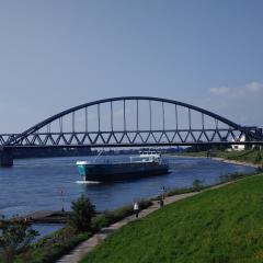 Seeschiff bei Rhein-Km. 739. Foto: MUNV.